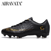 (Gold, Schwarz, 36) Größe 31-48 Herren Fußballschuhe Kindersport Fußballschuhe FG/TF Gras Anti-Rutsch-Trainingsstollen