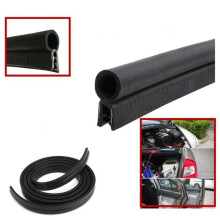 1 stuks universele 3m autodeur zwarte rubberen kit waterdichte afdichting holle strip deurrand afdichtingsstrip