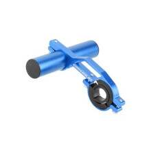 (blauw, 10 cm) Aluminium fietsstuurverlenger Snelle installatie Stuurverlenging Beugel voor fietsverlichting