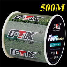 (groen, 5,39 lb-0,165 mm) 500 m Fluorocarbon Coating Vislijn 0,14 mm-0,50 mm 4,13 lb-45 lb Koolstofvezel