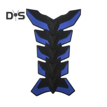 (Blau) Universeller 3D-Motorrad-Tankaufkleber, selbstklebend, starke Klebrigkeit, wasserdicht, abnehmbar,