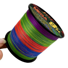 (veelkleurig, 22 lb) 100 m 8-strengs spindraad voor reizen, surfen, zeevissen, multifilament, superduurzame