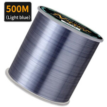 (grijs, 500M-2.0-9.48LB) Fish King Nylon Vislijn 3000m/500m 4.13-34.32lb Monofilament Lijnmateriaal