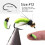 Nymphe Fluorescente Scud Bug Worm Fly Uv Brass Bead Head Fishng Flies 4