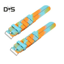 (Azul, naranja, 2 piezas) Juego de 2 pesas de muñeca, diseño ajustable, impermeables, fáciles de limpiar,