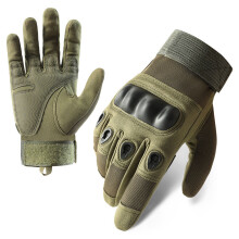 (XLZ907 Vert armée) Gants tactiques d'extérieur Gants de randonnée Gants antidérapants Paintball Sports Protection