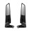 (white) 2pcs 360-degree Rotating Wind Wing Side Mirrors Motorcycle Rear View Mirrors Versatile Compatibility Adjustable Shatterproof 1