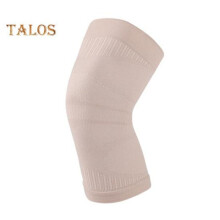 (beige, L) Kniebeschermer Pijnverlichting Kniecompressiebrace Training Sport Knieondersteuning Voor