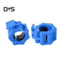 (blue, 2.5cm) 1 Pair Barbell Clamp Spinlock Collars Lock Clips Weight Lifting Gym Barbell Collar Quick Release Clamps For Weightlifting