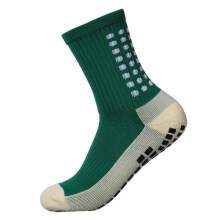 (Donkergroen) Hoogwaardige antislip voetbalsokken met sportgrip, antislip basketbalsokken, voetbalsokken