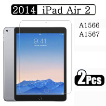 (iPad Air 2:lle) (2 pakkausta) Karkaistu lasi Apple iPad Air 2 2014 Air2 A1566 A1567 2. sukupolven naarmuuntumaton