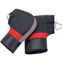 (Avec bande réfléchissante) Housses de guidon de moto Gants de protection épais et chauds pour l'hiver