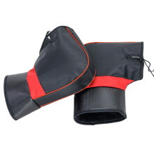 (Sans bande réfléchissante) Housses de guidon de moto Gants de protection de guidon épais et chauds pour l'hiver