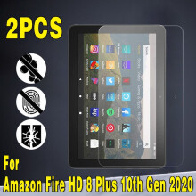 (HD 8 Plus 10. sukupolvi) 2 kpl karkaistu lasi näytönsuoja Amazon Fire 7 5th 7th 9th 12th Fire HD 8 Fire HD10