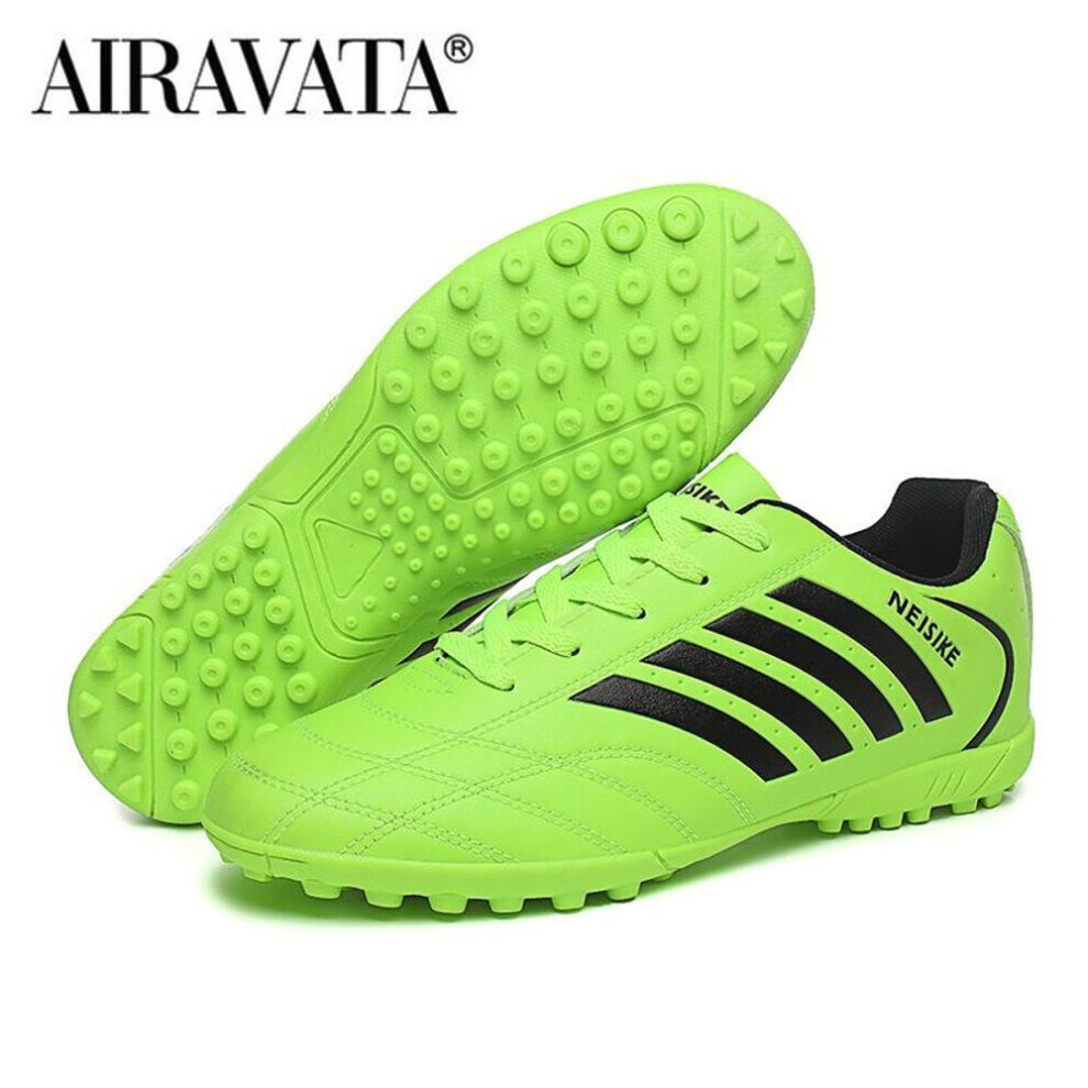 (green, 43) Size 31-44 Men Football Shoes Training Tf Boots Boy's Football Shoes Sports Shoes Artificial Field Five-a-team Football