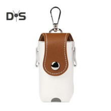 (marrone chiaro) Mini borsa da cintura per palline da golf, portatile, in similpelle, porta tee da golf,