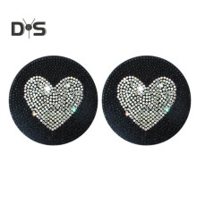 (wit, liefdeshart) 1 paar bling strass decoratie auto bekerhouder onderzetter schattige poot hartpatroon
