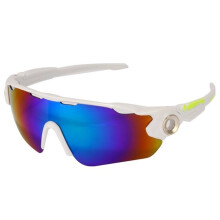 (wit) Heren Dames Fietsbril Racefiets MTB Zonnebril UV-bescherming
