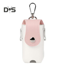 (rosa) Mini borsa da golf in similpelle, porta tee da golf, marsupio portatile per palline, accessori
