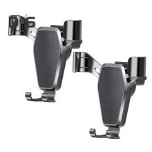 (2 stuks) Autotelefoonhouder met automatische vergrendelingsarm, ventilatierooster, standaard voor smartphones