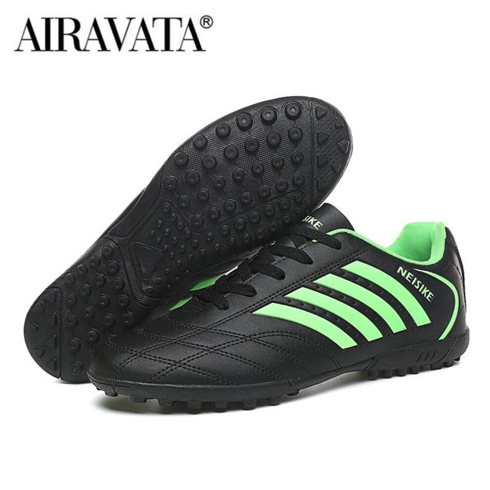 (black, 42) Size 31-44 Men Football Shoes Training Tf Boots Boy's Football Shoes Sports Shoes Artificial Field Five-a-team Football