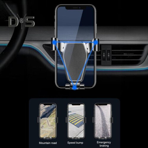(2 pezzi) Supporto per telefono da auto con braccio di bloccaggio automatico, supporto per bocchetta 2