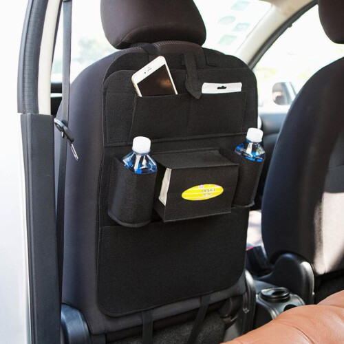 (lichtgrijs) Multifunctionele opbergtas voor de rugleuning van de auto 2