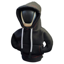 (zwart) Auto Versnellingspookhoes Versnellingspook Hoodie Trekkoord Decoratie Effen Kleur Zachte Auto