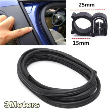 Waterdichte rubberen rand deurstrip beschermer auto lijstwerk afdichting trim slot 3 meter