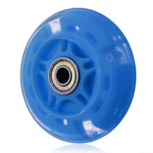 (blu) Luci lampeggianti posteriori Ruote posteriori LED Flash Wheel per Micro Scooter Mini Pu Nuovo