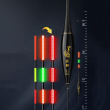 (20,5 cm - piombo 1,5 g) Indicatore galleggiante luminoso Buoy Strike Galleggianti da pesca elettronici
