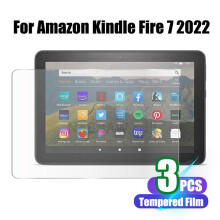 (3 kpl karkaistu kalvo) Näytönsuoja upouudelle Amazon Fire 7 Tablet 2022 Release 12th Gen karkaistu lasikalvo