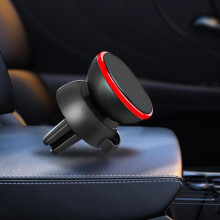 (rood, legering zes magneten) Magnetische 360 Auto Luchtrooster Telefoonhouder - Universele Multifunctionele
