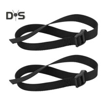 2pcs Rowing Machine Foot Strap Heavy Duty Adjustable Feet Strap Replacement Multi-functional Fitness Equipment Auxiliary Webbing With
