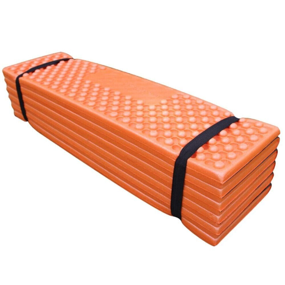 (orange, 1pcs) Tapis de couchage pliant pour l'extérieur, le pique-nique et le camping, imperméable à l'eau et à double rainure d'œuf