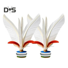 (Large 2pcs) 1/2/5pcs Shuttlecocks With Feathers Lightweight Portable Thickened Colorful Feather Shuttlecocks Outdoor Foot Sports