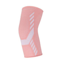 (roze, M) 1 stuk slijtvaste compressie gewrichtspijn verlichtende nylon sport elleboogbrace mouw voor