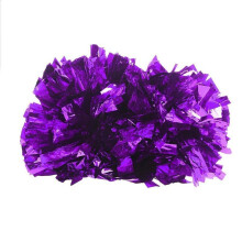 (lila) Handheld Pom Poms Cheerleader Cheerleading Cheer Dance Party Fußball Club Dekor