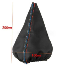 Auto versnellingspookknophoes, lederen hoes voor BMW E30 E46 E34 E36 Z3, auto-interieurvervangingsaccessoires
