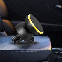 (gouden, legering zes magneten) Magnetische 360 Auto Luchtrooster Telefoonhouder - Universele Multifunctionele