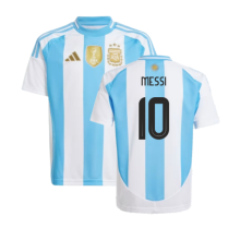 (XLB) 2024-2025 Argentina Home Shirt (Kids) (MESSI 10)