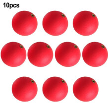 (rood, 30 mm) 10 stuks 20 mm-30 mm drijvende schuimballen, drijfvermogen, draagbare visballen