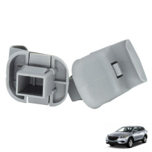 2 stuks auto-montage zonneklep clip haak grijze adapter Lc6269261b77 voor Mazda 3 Bk 5 6 Cx-7 Cx-9 Rx-8