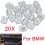 20* Deurclips voor Bmw 3 Serie E46 E90 E91 E92 E93 voor Bmw X5 E53 20 stuks 2