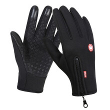 (LBlack) Gants chauds pour écran tactile, pour cyclisme, conduite, moto, imperméables, coupe-vent