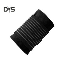 (zwart) Polsbeschermer Schokabsorptie Zweetband Fitness Polsbandage Brace Ademend Verstelbare Sportpolsband