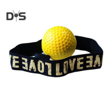 (C) Boxreflexe Ball mit Stirnband Geschwindigkeit Reaktion Genauigkeit Fokus Hand-Auge-Koordination