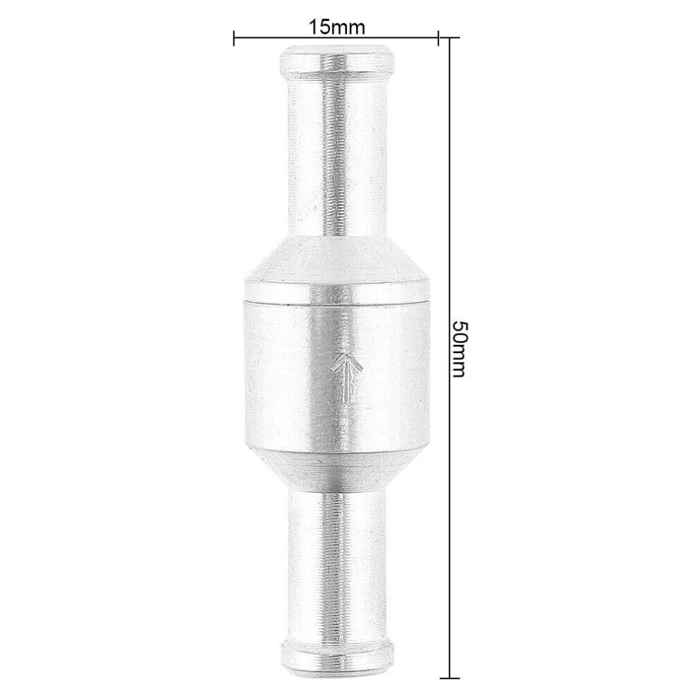 (Clapet anti-retour 6/8/10/12mm en alliage d'aluminium pour carburant et eau