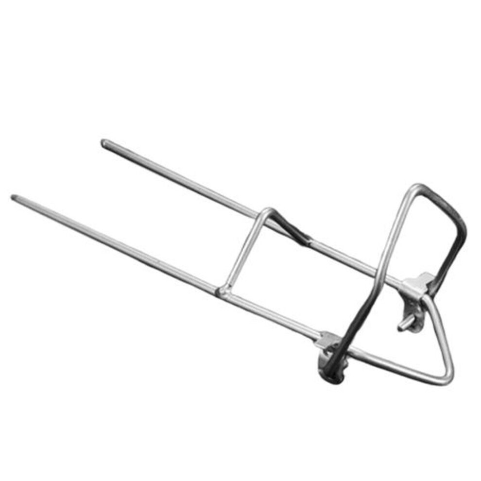Accessoire de Sport Acier Inoxydable Épaisseur Support de Canne à Pêche Extérieur Support Sol