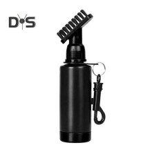 (schwarz) Golfschläger-Reinigungsbürste, Quetschwasserflasche, Golfschlägerreiniger mit Clip, wichtiges